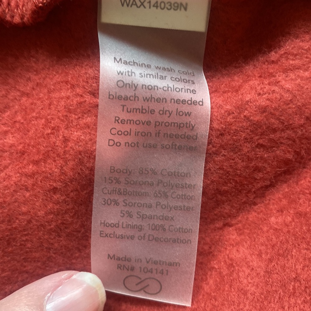 NWT Calia Boxy Sweatshirt XXL Dark Clay Red - Picture 8 of 11